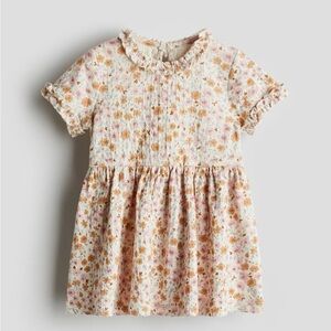 H&M Floral Kids Dress - Pink and Orange